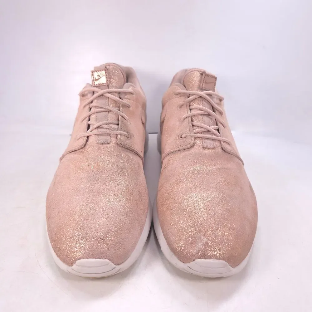 Nike Roshe One Athletic Running Shoe Womens Size 9.5 833928-900 Pink Shimmer